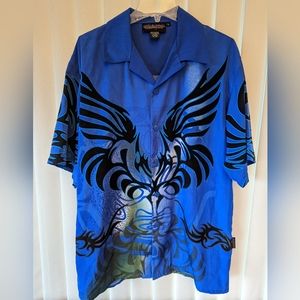 Men's Button Up Tribal Shirt